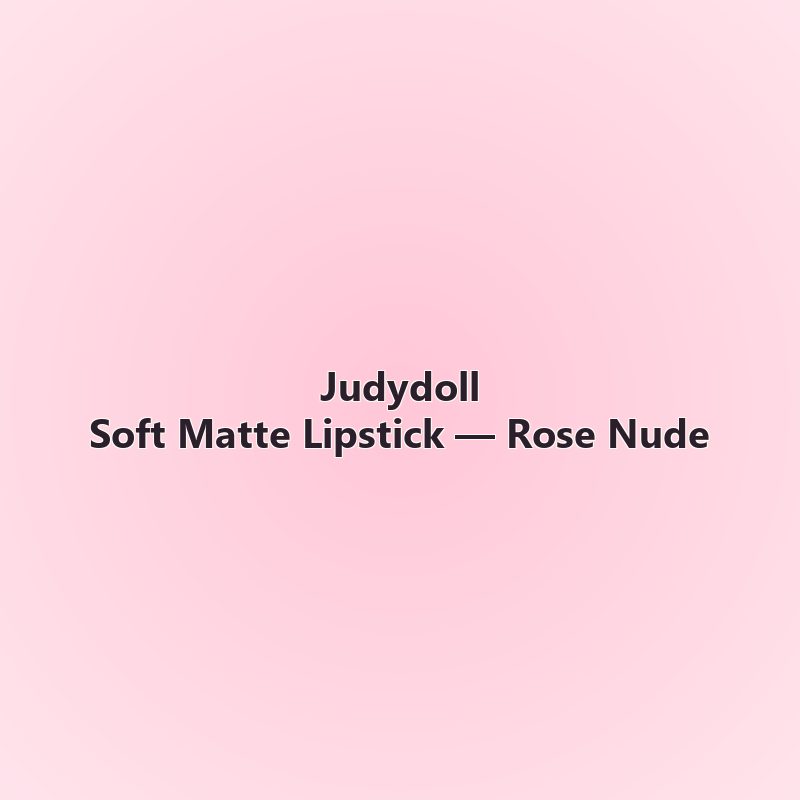 Soft Matte Lipstick — Rose Nude — Judydoll